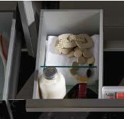 ORGANIZATION KIT Adjustable drawer dividers provide storage right where you