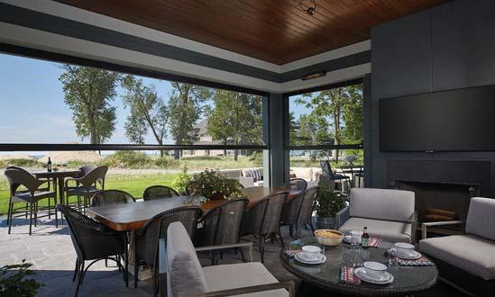 6 7 Outdoor Maximize Multi-Use When Rooms Collide: Outdoor Flex Spaces While a home is traditionally considered everything inside the walls of a house, it is more common now than ever for outdoor