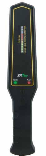 Handheld Metal Detector Revealing approximate object size ZKTeco handheld metal detector not only detects suspicious metallic objects