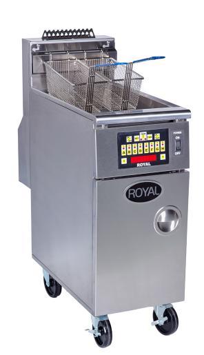 STANAR HIGH EFFICIENCY EEP FAT FRYERS 5-50 lb capacity stainless steel tank assembly. All stainless steel cabinet.