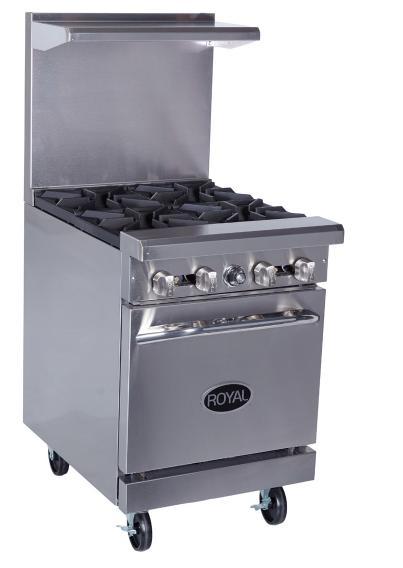 $,95 RR-6 Shown with optional casters x H x 8-½ Open storage base and no oven (-XB) deduct $65 Convection Oven (-C) add $,00 OPEN BURNER Easy to clean, cast iron burner heads -