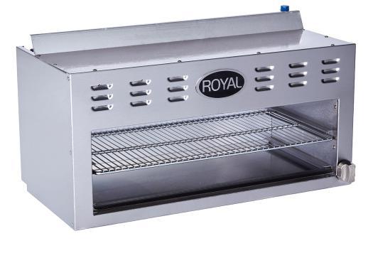 $,75 $,090 $5,5 Options: Range Mount Kit $5 / Gas Connection from range to RSB, $95 all Mount kit $5 CHEESEMELTER BROILERS STANAR Stainless Steel front and sides.