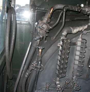This shows the left inside of the Cass No 5 cab.