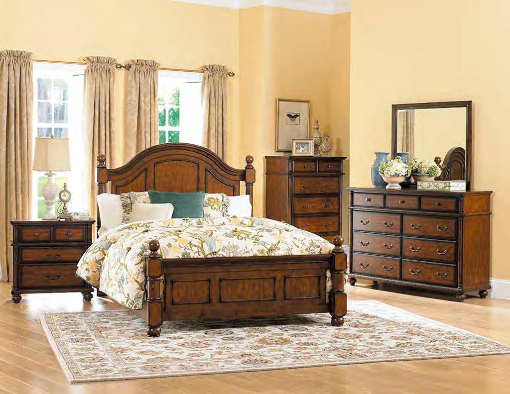 LANGSTON COLLECTION An updated take on classic country style, the Langston Collection blends effortlessly into your cozy bedroom.