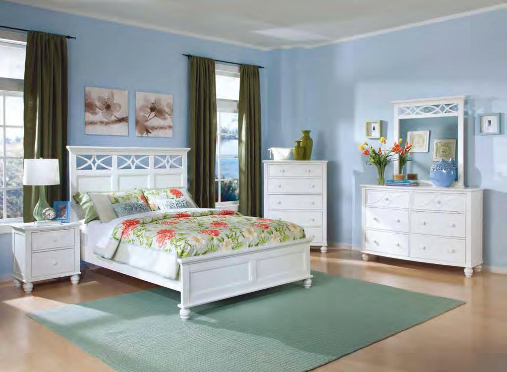 SANIBEL COLLECTION As breezy as a day at the beach, the modern cottage styling of the
