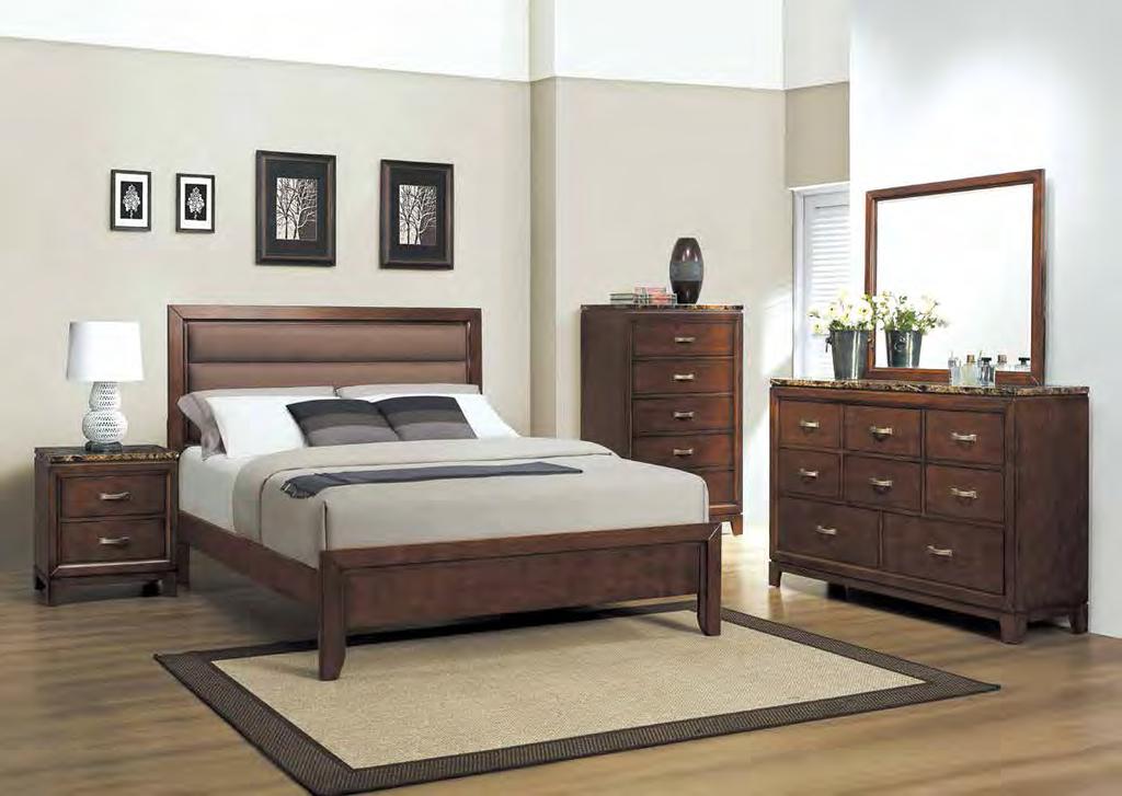 OTTOWA COLLECTION Blending elements found in both contemporary and transitional styling, the Ottowa Collection allows for functional placement in many bedroom settings.