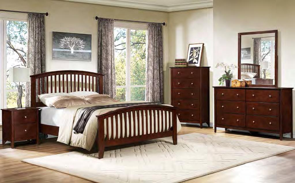 NANCY COLLECTION Allowing for flexible placement in a variety of home decors is the Nancy Collection.