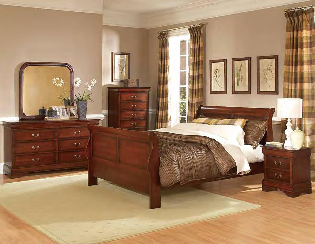 traditional bedroom. 2147-1 2147-4 2147-5 2147-6 2147-9 HB: 43.75H FB: 26.75H Also Available in Twin, FULL, Eastern King & California King 21.5 x 15.75 x 23.75H 58.5 x 15.75 x 33H 38.25 x 1 x 38.