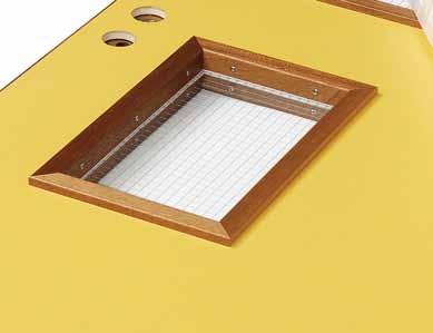 and certificated as one assembly Factory glazing Recessing for pivots and concealed door closers for double acting doorsets Kick plates and fire discs available to order Reduced risk of