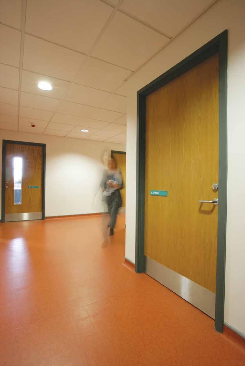 8 9 Product range Practicality and choice Our range of Commercial Doorsets suit many commercial applications from doors for hotels and residential homes, to student accommodation as well as schools,