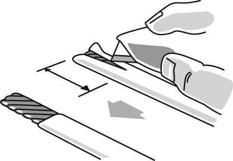 HeatShrink Tee / Splice KIT CONTENTS (2) Insulated Crimp Splices Un-insulated Braid Crimp (3) Cable Ties (6) Mastic Strips (2) Heat Shrink Caps Black Cloth Tape 6 (15 cm) Heat Shrink Tube 8 (20 mm)