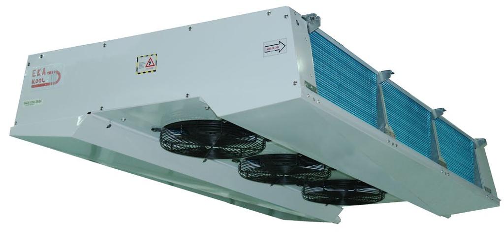 Capacity Kw EDA Double air flow Evaporator Double fin spacing 8.4/4.
