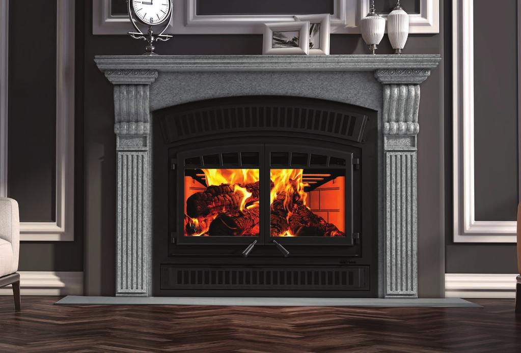 HE350 new < EPA 4.5 g/h SKU # VB00005 <<< WOOD FIREPLACE The luxurious effect created by this fireplace is just as impressive as its heating capacity.