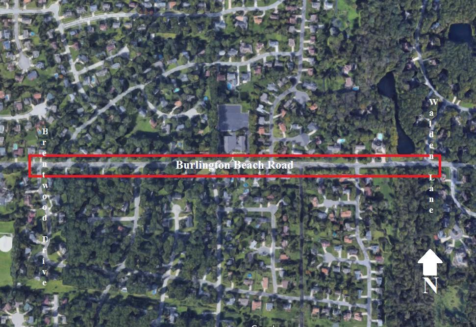 3. Burlington Beach Road and Brentwood Drive This project consists of the study and installation of a storm water drainage system to alleviate flooding at the intersection of Burlington