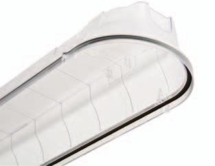 RUGGED Construction The injection-molded, vandal-resistant housing of the ARCHWAY PASSAGE fixture is UV-stabilized frosted polycarbonate with a continuous poured-in-place,