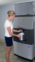 displacement of dispenser weight Manitowoc automatic-fill, floor-standing ice dispensers meet the strict sanitary needs of the foodservice, lodging, and