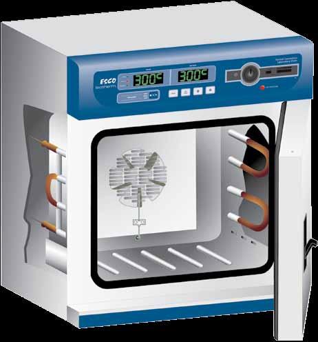 Forced Convection Laboratory Ovens 5 VentiFlow Ventilation System - Forced convection design produces faster temperature response rates, improved uniformity, and reduced fluctuation.