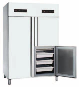 FAGOR INDUSTRIAL CATERING EQUIPMENT 2015 Gastronorm Series refrigerated cabinets with frozen compartment or fish compartment Models with one small door for a separated frozen compartment.