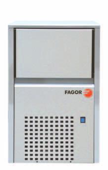 FAGOR INDUSTRIAL CATERING EQUIPMENT 2015 Tubular cube ice makers with storage bin PADDLE SYSTEM C 25 g.