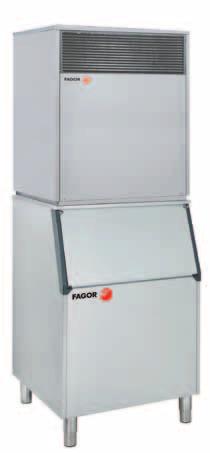 FAGOR INDUSTRIAL CATERING EQUIPMENT 2015 Storage bins for modular cube ice makers An appropiate storage bin avoids space problems and saves work and space, moreover