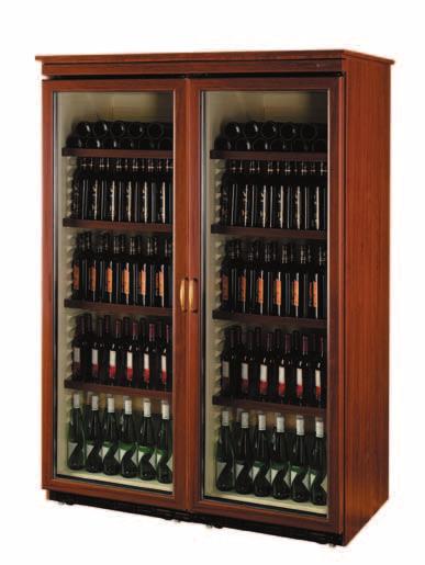FAGOR INDUSTRIAL CATERING EQUIPMENT 2015 Refrigerated display cabinet for wine - external case in wood External case with panels of waterproof wood -MDF-, in walnut color.