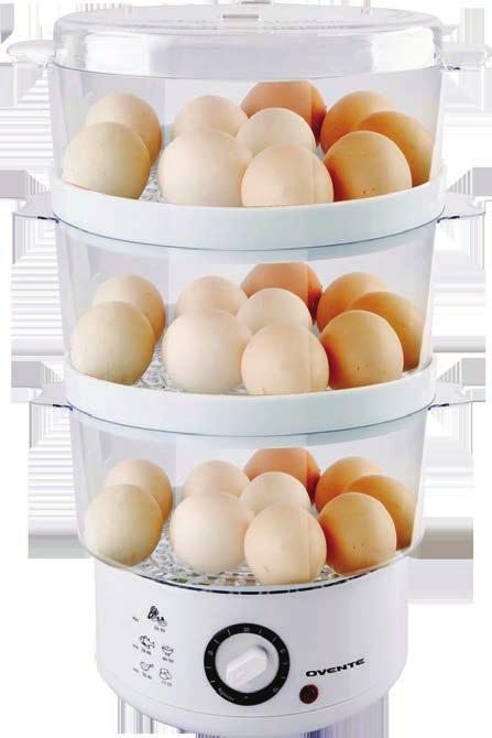 PARTS & FEATURES 3-TIER STACKABLE (2 qt/ 82 oz capacity each ) so you can cook diferent kinds of food all at the same time Total