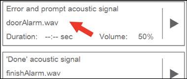11 Configuring Settings in easytouch 11.5 Configuring Acoustic Signals Configuring Acoustic Signals 1. Press the 'Settings' button while on the 'Home page', for example 2.