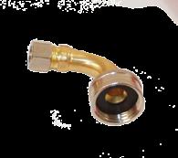 Kit also includes 2, ⅜-inch brass compression fittings, 1, ⅜-inch brass