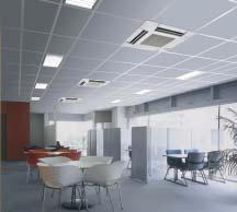 FXZQ-M 4-Way blow ceiling mounted cassette (600 mm x 600 mm) FXZQ-M 80 New and extremely compact casing (575mm in depth) enables unit to fit flush into ceilings and match standard architectural