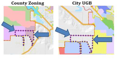 Urban growth boundaries and