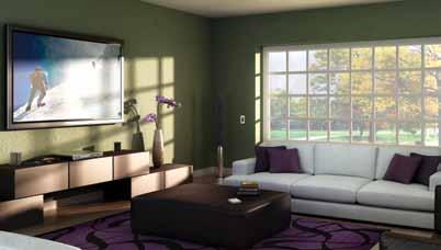 Proper light levels and glare-eliminating shades create the perfect viewing environment.