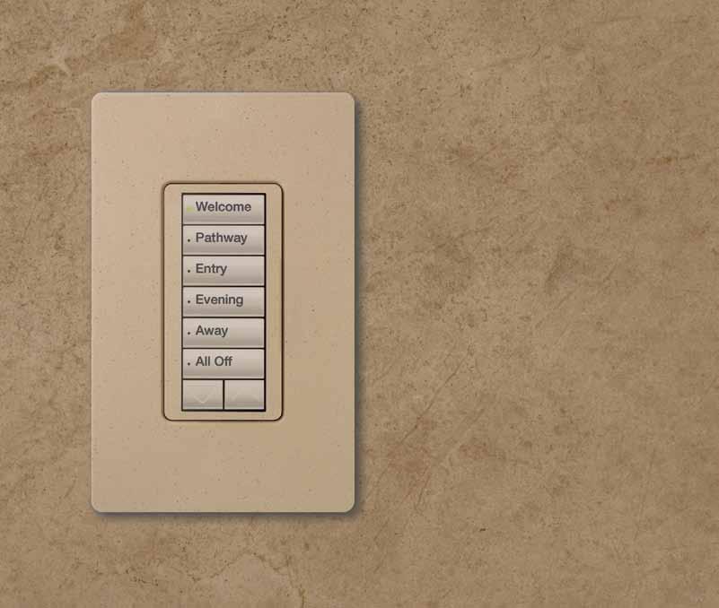 Colors and styles Satin Colors RadioRA 2 keypads, dimmers, and accessories come in beautiful color palettes, while shades are available in a wide variety of fabrics and styles.