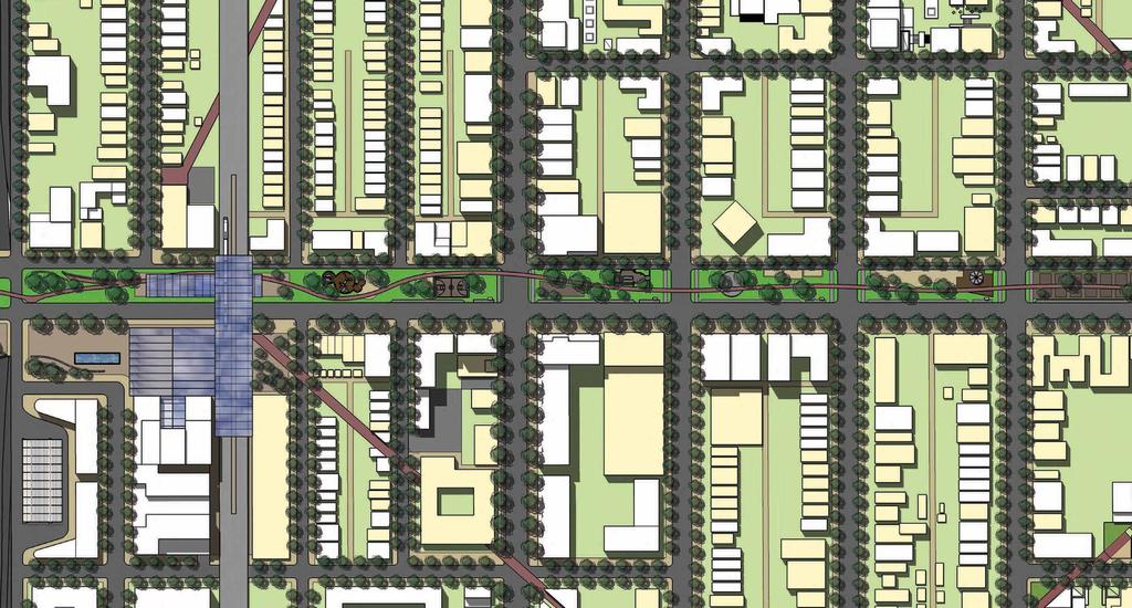 Easements A 20 wide easement shall be given for the public use of a network of diagonal neighborhood pathways.