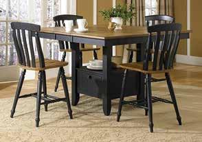 chairs 469 AMBERLEIGH Dining Set Solid wood