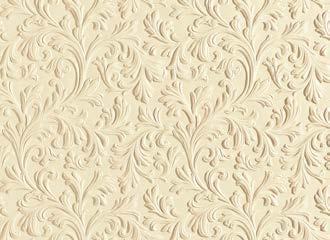 of damask of architectural and natural forms, made rich with