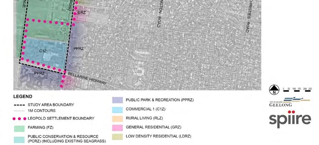 Zone (RLZ). Figure 33 shows the zoning controls applying in the Study Area.