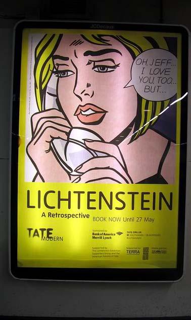 The other Exhibition was by Roy Lichtenstein a