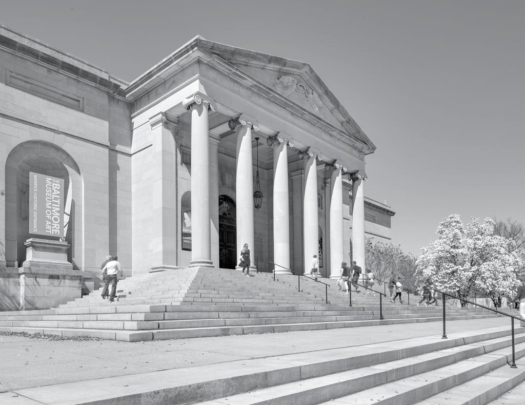 BALTIMORE MUSEUM OF ART MAJOR RENOVATIONS BALTIMORE, MARYLAND INSTITUTIONAL The BMA embarked on a three-year phased capital renovation, completed in conjunction with the Museum s 100th anniversary,