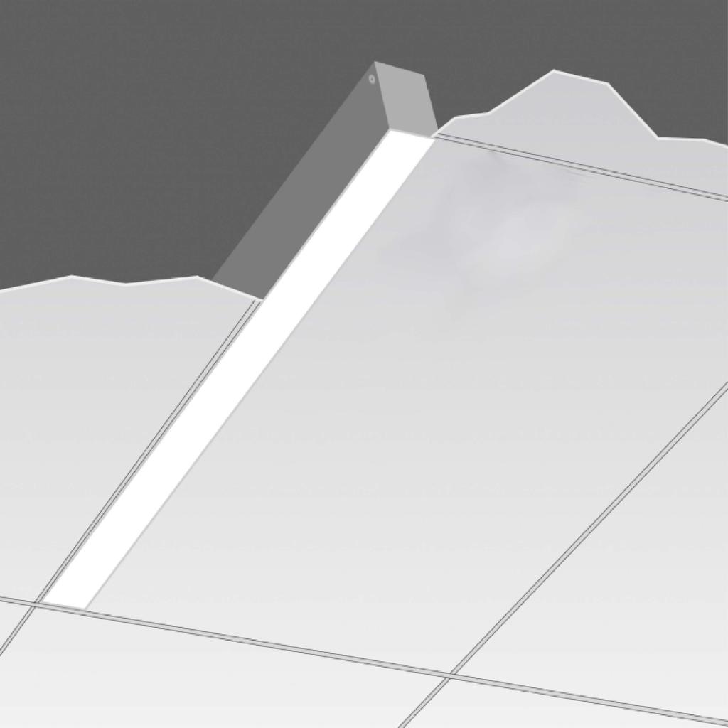 FIXTURE PECIFICATION INTENDED UE The specification grade Continuum 23 LED Recessed Mount Architectural Linear Luminaire delivers continuous clean lines and clear light to commercial, hospitality and
