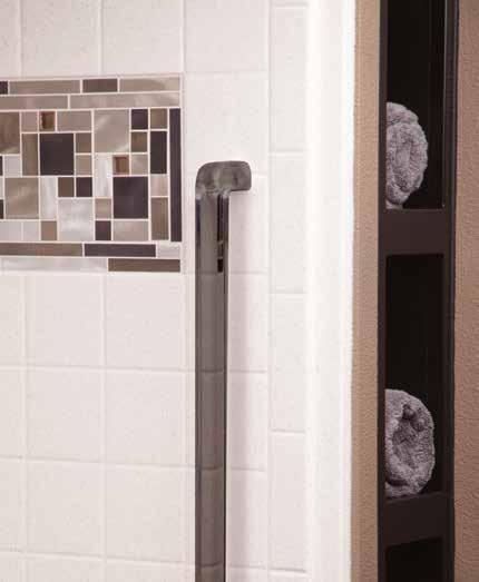 Unique Touch Infinity Grab Bars That European look for the perfect accent.