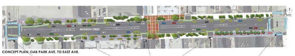 Straight Concept Plan The following streetscape concept plan envisions a