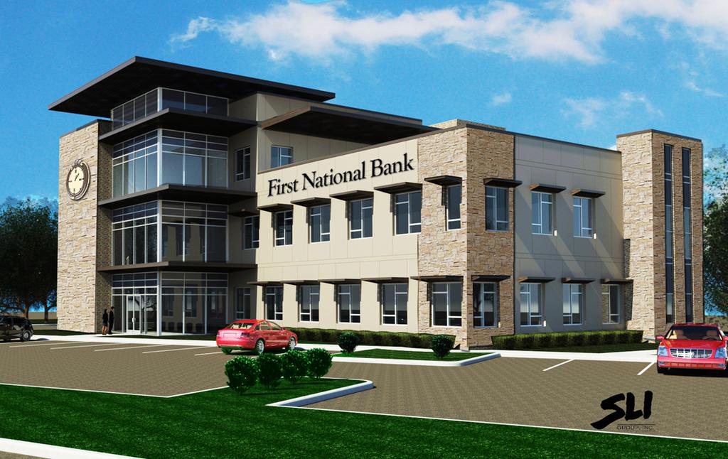 First National Bank Conceptual Site Plan
