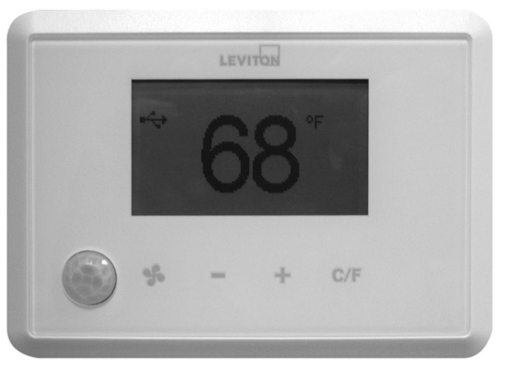 Omnistat3 Hospitality Energy Management Thermostat and the temperature is set back within 1 minutes (adjustable).