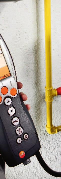 13 The advantages of the new flue gas analyzer testo 330 LL: Understand flue gas analysis at a glance High-resolution colour display for the graphic representation of your measurement
