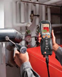 20 Convenient introductory analyser in the pro class for heating technicians and fitters testo 330-1 LL The major advantage of flue gas analysers lie in their dialog feature: instrument diagnosis
