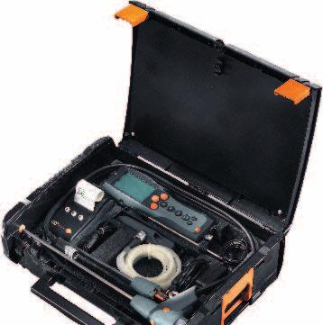 22 The longlife sets with the new flue gas analyzer testo 330 LL The Longlife set for customer service and maintenance technicians Flue gas analzyer testo 330-1 LL (O2 and COH2) incl. Bluetooth, rech.