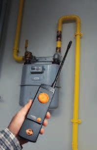 56 Detector for leaks in natural gas pipes testo 316-1 The testo 316-1 gas leak detector quickly detects even the smallest leaks.