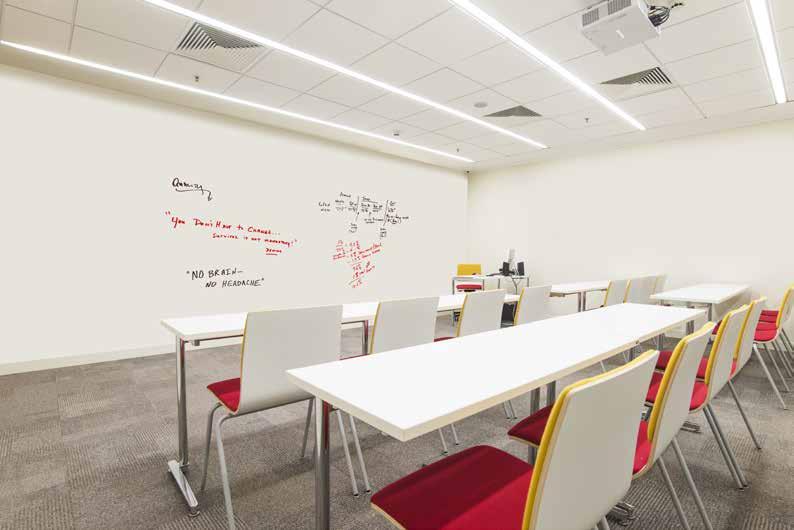 Maximize your impact by combining Cinch and Scribil to create a magnetic, dry-erase wall.