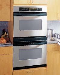 G Built-In Double Ovens: 30" and 27" Electric These models include The largest* capacity wall oven in America!