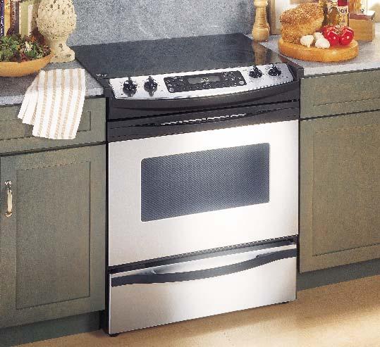 G The perfect fit. Slide-In and Drop-In Ranges GE slide-in and drop-in ranges fit every kitchen decor and cooking style.